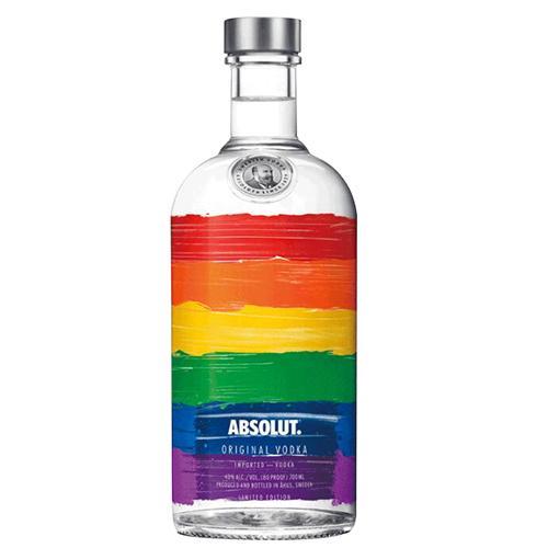 absolut限量版彩虹伏特加