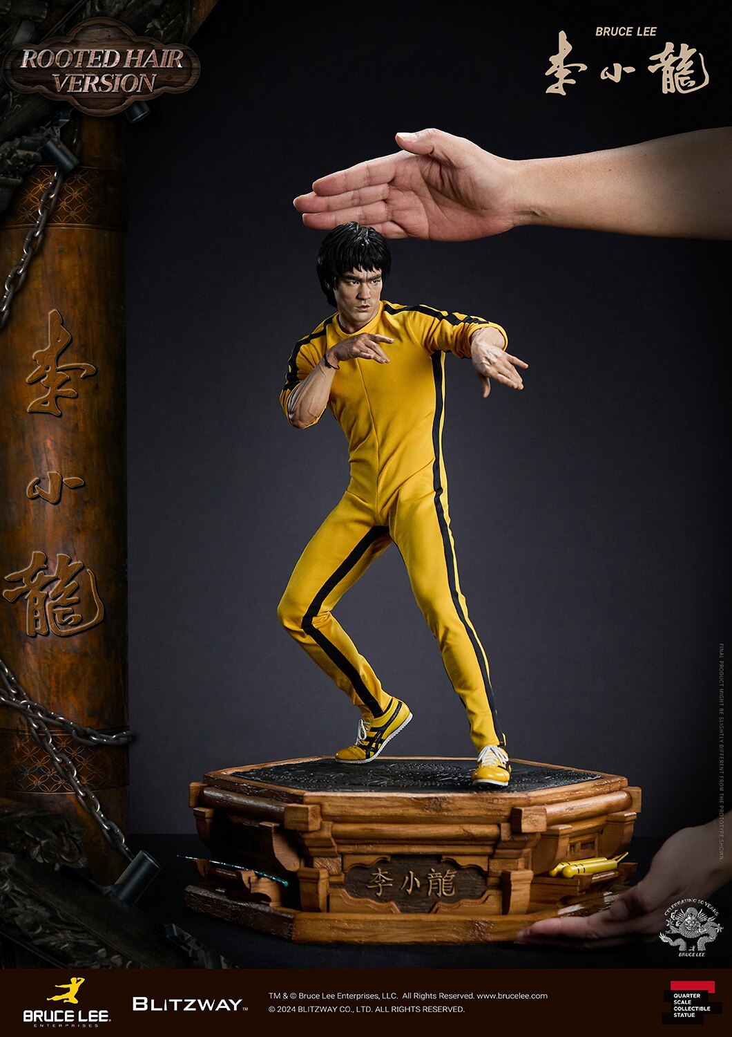 blitzway 1/4 bruce lee 李小龙 bw