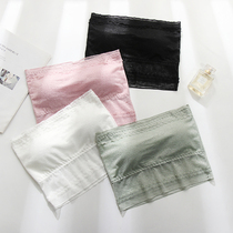 Lace wipes underwear with shoulder wrapped chest and wears small chest and anti-slip vest bras