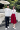 Chinese style women's long sleeves + red big skirt