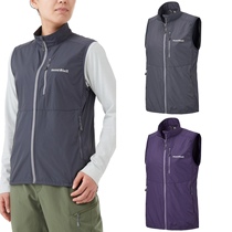 Japans spot montbellWindblast womens ultra-light windproof stand-up collar zipper vest vest 1103327