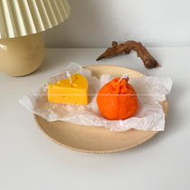 Ins retro old wood powder round tray dining plate jewelry storage plate photo props home decoration soft decoration