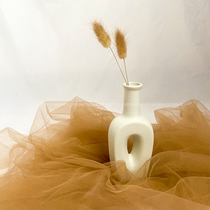 Minimalist Nordic style rough mini ceramic vase ins style home decoration shooting props creative decoration