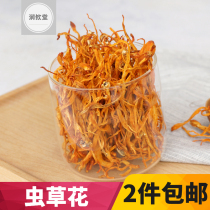 Caterpillar Fungus dried goods 500 gr pieces of non-spore head golden caterpillar fungus Mushroom Pot Soup Material Pupa Caterpillar 2 pieces