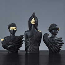 Creative personality figure sculpture ornaments home accessories office desktop bedroom study porch decoration crafts