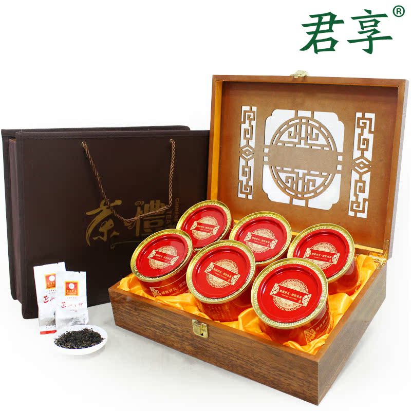 红茶 木质礼盒 正山小种 桐木关 300g 君享茶叶产品展示图5