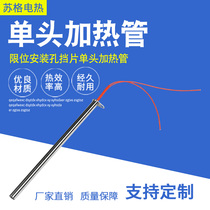 National standard high-power imitation imported limit mounting hole baffle single head heating tube heating tube mold dry-burning single-ended