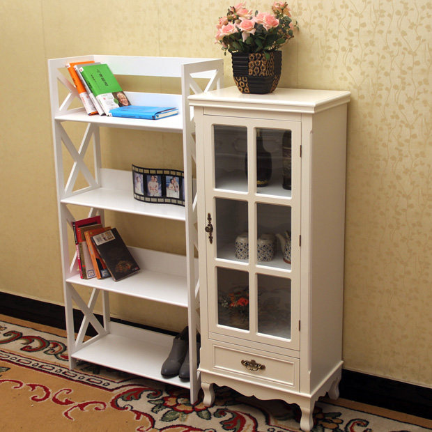 欧式t田园酒柜欧式现代简约餐边柜储物柜小地柜展示柜单门酒柜