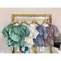 chiris chic shirt Women 2020 new womens dress collar shoulder sexy ruffles