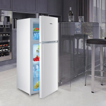 TCL household small two-door refrigerator dormitory energy-saving silent two-door two-door staging 118 liters BCD-118KA9