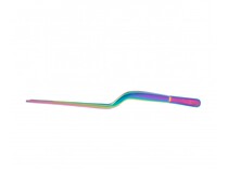Spain 100% Chef colorful tweezers food set Plate Chef tweezers rainbow color tweezers curved