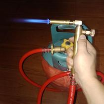 Imitation imported liquefied gas fine fire full copper welding gun head mini small spray gun gold and silver jewellery thin piece portable