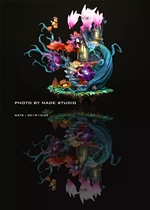 Fat homestead GK Halloween party A group of pixie treasures Dreams Wonder Baby Pikachu Model Statue Spot