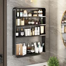 Toilet cosmetics rack Wall-mounted wall-mounted wall-free toilet toilet washroom bathroom storage rack