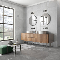 Grey light luxury all porcelain marble tile 800x800 Foshan living room floor tiles modern Nordic toilet wall tiles