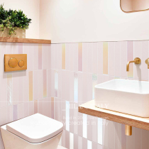 Italy Milan tile gradient magic wall tiles bathroom dry area toilet shower background toilet glazed tiles