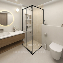 Japanese bathroom pull groove wood tile toilet shower room floor tile non-slip concave and convex TV background wall tile 60