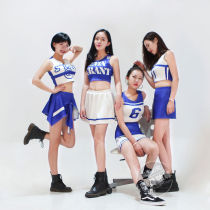 Korean womens group modern dance cheerleading team performance costume youth girl dance combination sports bodybuilding pull suit