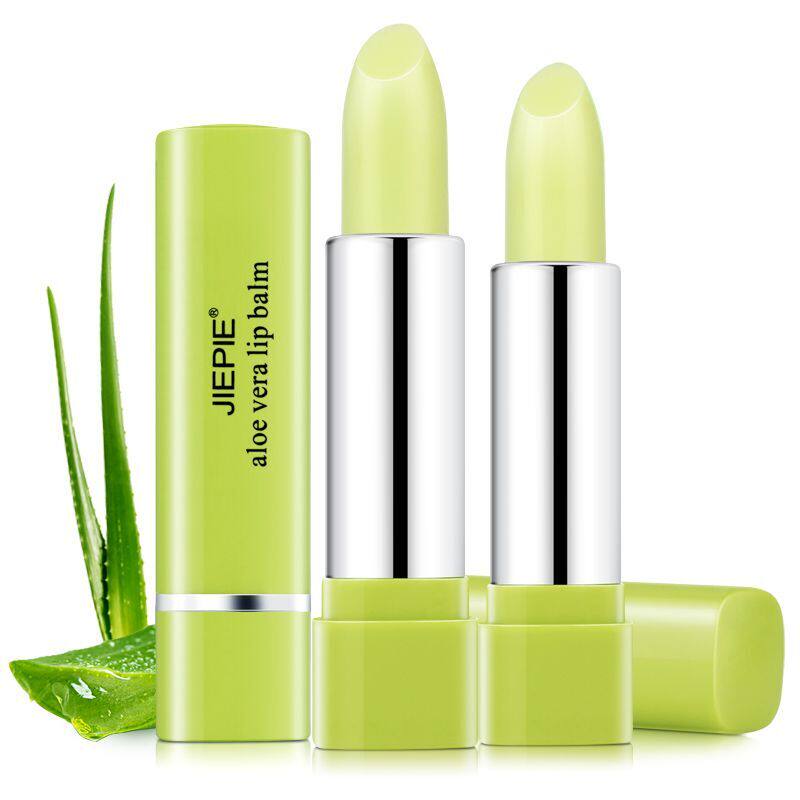 洁派芦荟润唇膏保湿滋润补水唇膏唇部护理无色持久护唇膏男女正品