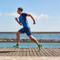 Male Running Fitness Speed Dry Air Permeable Mesh Stand-up Collar Half Zipper Sashimi Sport Short Sleeve T-shirt Summer Casual Blouse