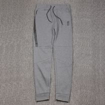 Knee reinforcement foreign trade autumn new mens training plus velvet thick quick-drying warm loose small foot sports pants plus size