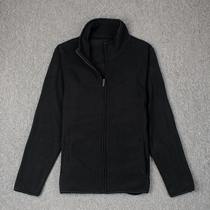 Mens spring casual outdoor function Sport warm speed dry collar zip sweatshirt Grip Flannel with increased code cardigan