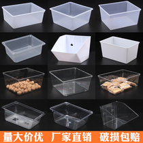 Supermarket food display box bulk snack dried fruit candy display box acrylic plastic transparent storage box