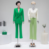 Velvet Flat Shoulder Model Props Woman Bust Shop Window Womens Clothing Shop Full Body Fake stand Clothing Shop display Shoulder Angle Shoulder