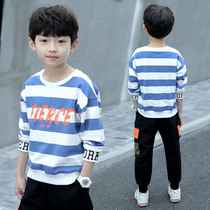 Boys sweatshirt Long sleeves T-shirt CUHK Tong Chun Autumn Costume 10 Boy 12-15 Year Old Schoolboy Blouses Child Jersey