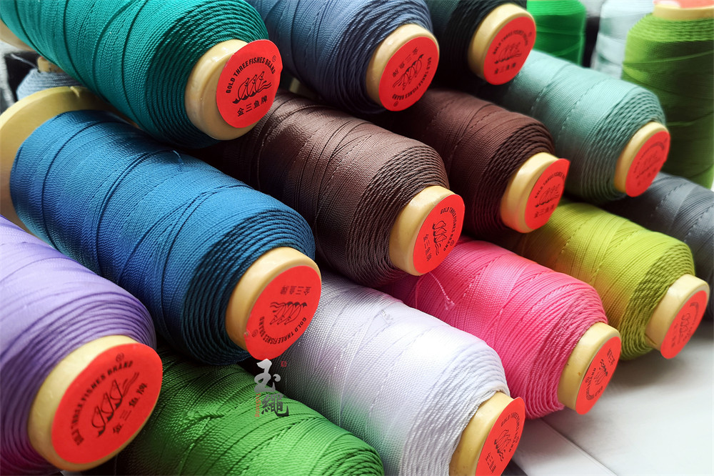 正品金三鱼股线手工编织锦纶线缠绕线绳2022新款手链塔线绳子大卷