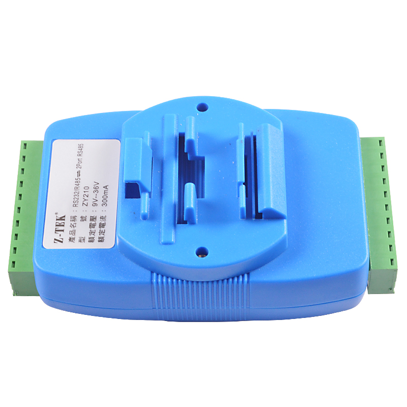z-tek ritz zy210 photoelectric isolator rs232 / 485 to 2 port rs485