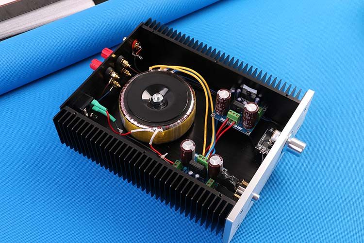 定制版tda7293超大散热双100w大功率专业发烧功放/家用监听hifi