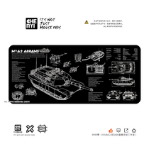 Chenyi custom m1a2 main battle tank train high-speed rail personality smooth cloth oversized game mouse pad table pad