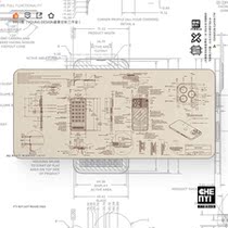 Chenyi custom Apple iphone13PRO drawing creative personality mouse pad thickened design game table pad