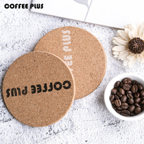 Coffee Cup pot mat table insulation round mat creative home Nordic bowl coaster Press Pot Tea Cup cushion Cork thick
