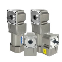 Hollow real miniature small 90-degree right-angle center out-shaft speed-regulating gear motor gear motor integrated 220V