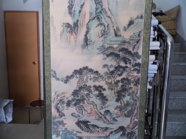 Картина 字画 国画 已装裱字画 卷轴字画 （全印刷字画）山水国画客厅