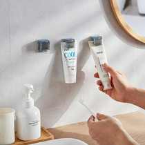 Japanese toothpaste rack-free toothpaste rack Bathroom toilet toilet wall hanging face-collection hanging hanger