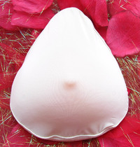 Preformed prosthetic milk protective sleeve Water drop-shaped triangle Fine cut skin-friendly comfortable breathable heat dissipation