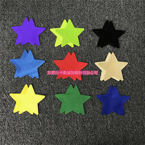 Sexy pentagram satin fabric with a disposable soft and thin nipple patch without marks and breathable anti-walking light