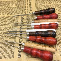 Thousands of Tongs Hook Taper Pin With Hole Shoe Repair Tool Wooden Handle Drill Handmade Steel Taper Taper Pin Steel