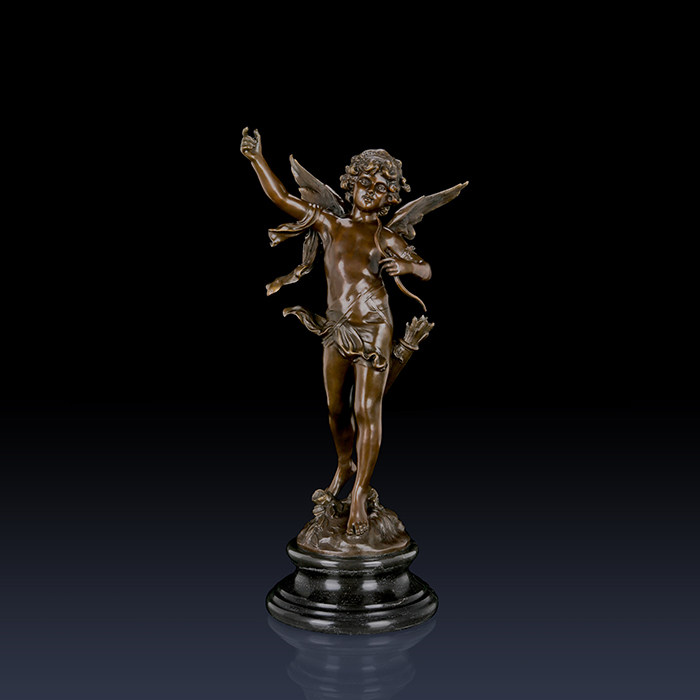 铜工艺品丘比特ep-015欧式人物雕塑软装家饰铜雕家居摆件西欧铜雕_7折