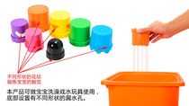Shenzhen IKEA MLA toy set cup stacking music Plastic set cup educational toy Color set cup puzzle