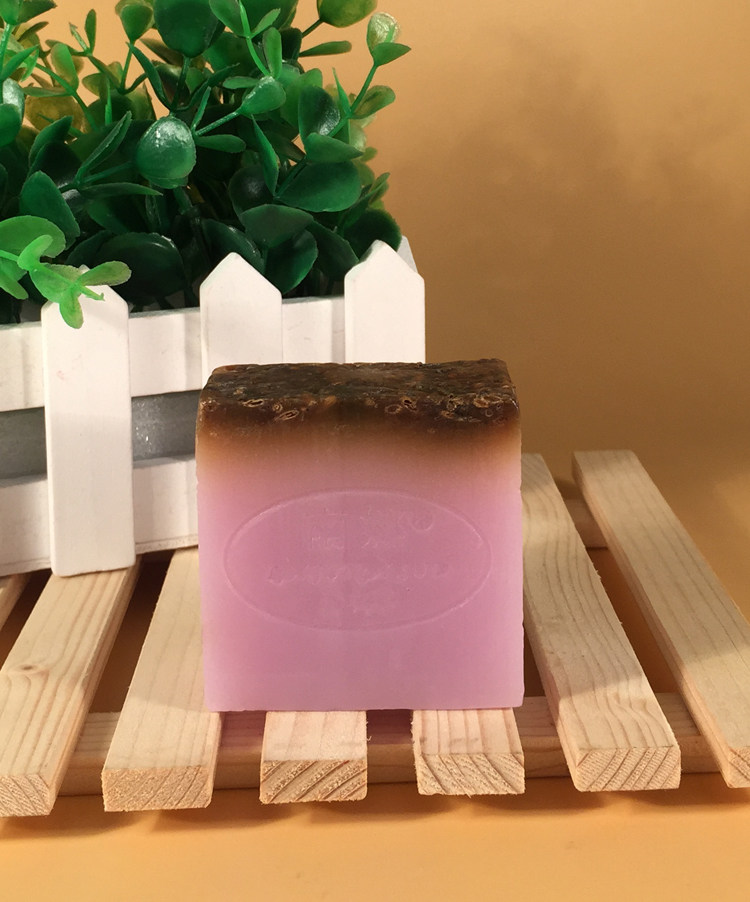 正品 南娜 薰衣草精油手工皂100g 洁面皂祛痘去印深层清洁
