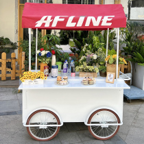 Creative outdoor stall car mobile snack stall car float street view multifunctional coffee car milk tea car drink car