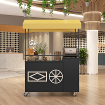 European-style supermarket try Taiwan wrought iron float stall trolley mobile promotion table display stand commercial stall