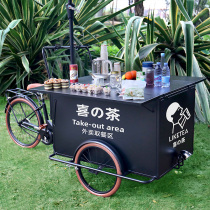 Commercial multi-function display and sales props car storage freezer three-wheeled bicycle ice cream ice cream frozen dining car