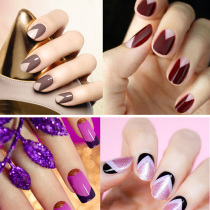 French stickers Smile line stickers Nail art decals Smiley Stickers White French nail template nail stickers