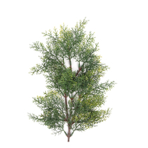 Simulation cypress leaf branches welcome pine landscape plant side cypress leaf pine pine needle fruit tree decoration accessories factory direct sales