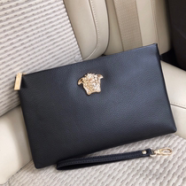 2021 new mens hand held bag genuine leather envelope for casual fashion handbags Han version youth hand grab bag soft leather bag